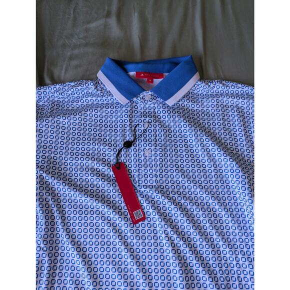 NWT Redvanly Devine Polo in Marine  size M - Picture 2 of 8